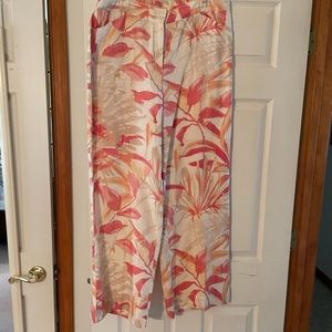 EUC linen wide leg trousers